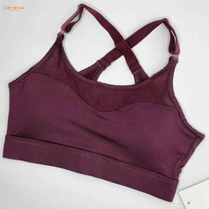 Ensemble de soutien-gorge de sport en élasthanne léger pour femmes personnalisé en gros respirant grande taille haut décontracté avec soutien-gorge de sport rembourré en néoprène Yoga - Product Image 5