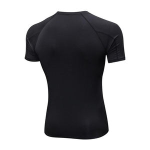 Nouveau T-shirt de compression pour homme adulte 2022, vente en gros, séchage rapide, sous-vêtement technique à manches courtes, impression personnalisée, design sur mesure - Product Image 4