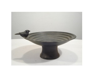 Iron <b>Metal</b> Bird Bath Bird Feeder for <b>Garden</b> Made of Cast Iron for <b>Garden</b> Use - Product Image 6