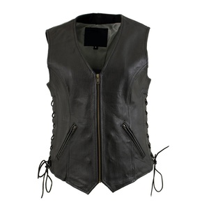 Gilet en cuir décontracté pour moto, hiver, à carreaux, imperméable, coupe-vent, respirant, design personnalisé pour hommes et femmes - Product Image 1