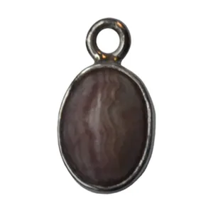 Sterling Silver Bezel Gemstone Connectors <b>Indian</b> Genuine Gemstone Connectors Silver Jump <b>Rings</b> for Jewelry Making - Product Image 1