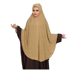 Écharpe imprimée à pois pour femmes musulmanes, vente en gros, à la mode, Style indien, 2020