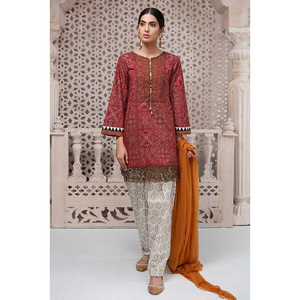 ชุดปากีสถาน Salwar Kameez สำหรับผู้หญิง/ชุดสูทล่าสุดสำหรับเด็กผู้หญิง - Product Image 1
