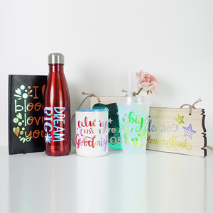 Autocollants personnalisés en vinyle arc-en-ciel, stickers de transfert holographique rouge, amovibles, personnalisés, pour fenêtre de <span class=keywords><strong>voiture</strong></span> - Product Image 2