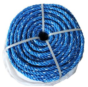 เชือกถักไนลอนเกลียว4มม.-20มม. สายโพลีโพรพิลีน danline pp/d โพลีเอสเตอร์/ ไนลอนอินเดียขายส่งจากโรงงาน - Product Image 1