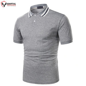 Patrón de estampado sólido de estilo de negocios de alta calidad para hombres Polo Camiseta de golf deportiva de manga corta hecha de punto transpirable Fa - Product Image 5