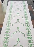 Tapis de prière musulman jetable en coton – Durable, antimicrobien, lavable, idéal pour le camping, les voyages, la chambre, l'extérieur, la voiture, le bureau