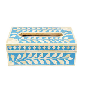 Caja de pañuelos de alta calidad con incrustaciones de resina para la madre de la perla, vajilla India con soporte de pañuelos, acentos para el hogar Axiom - Product Image 6
