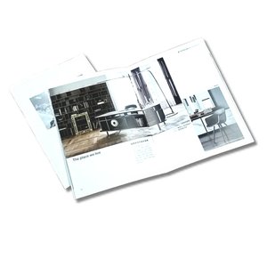 Folletos impresos en offset cosidos con sillín personalizados, folletos en papel Kraft disponibles en cartón corrugado, tablero dúplex - Product Image 4