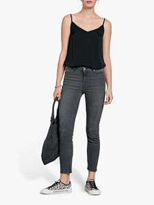 Jeggings personalizados de talle alto OEM para mujer, Vaqueros elásticos ajustados, decoración de botones, técnica de estampado informal de cintura media de talla grande - Product Image 4