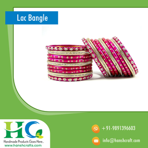 Brazalete de laca hecho a mano, Fabricación en la India - Product Image 3