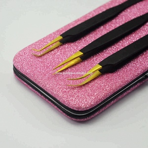 Pinzas para Extensión de Pestañas con Forma de Cola de Pez, Acero Inoxidable, Duraderas, Puntas Finas de 10 mm, Logotipo Personalizado, Marca Propia para Pestañas - Product Image 4