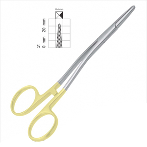 Venta al por mayor mango de oro Baumgartner soporte de aguja TC fórceps instrumentos quirúrgicos de acero inoxidable para uso operativo de dientes - Product Image 4