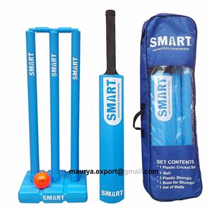 Jeu de cricket de plage en plastique dur personnalisé avec sac de transport - Product Image 1