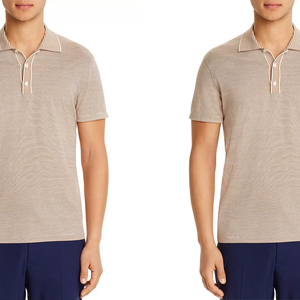 เสื้อโปโลสีพีชอ่อนแบบ OEM สั่งทำพิเศษสำหรับผู้ชาย/เด็กชาย ผ้าฝ้าย 100% คุณภาพสูง ผ้าปิเก้ รุ่นใหม่ล่าสุด - Product Image 4