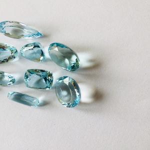 Aguamarina Piedra preciosa suelta IGI Certificado Azul natural Tratamiento térmico Grado AAA - Product Image 6