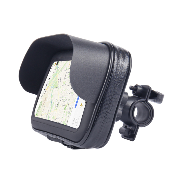 Portable 360 Degree Rotatable Sunshade Waterproof Mobile Phone Stand Bike Mobile Holder Motorcycle Phone Holder