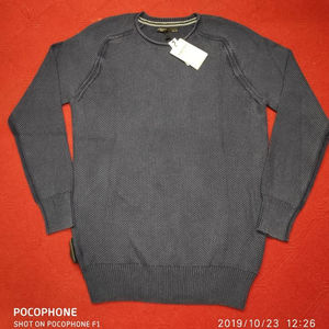 Pulls pour hommes à manches longues, col rond, pour le travail et les occasions décontractées, en coton, surplus de stock du Bangladesh - Product Image 1