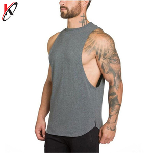 Venta al por mayor 2025 verano hombres llano moda hombres Casual Tank Top sin mangas cuello redondo Slim Chaleco de talla grande - Product Image 3