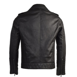 Custom Made Cowhide Canvas <b>Racer</b> <b>Jacket</b> High Quality Waterproof Eco-Friendly OEM Service Winter Fashion for <b>Men</b> and Women - Product Image 2
