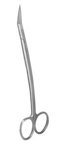 Tijeras Dentales Quirúrgicas ORL, Tijeras para Amígdalas Dentadas, Super Corte, Rectas y Curvas, Manuales, de Acero Inoxidable Alemán, con Certificación CE - Product Image 2