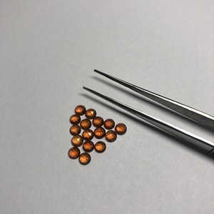 6mm Natural Hessonita granate Rosa corte redondo suelto calibrado tamaño cabujón piedra preciosa venta al por mayor precio de fábrica tienda en línea Alibaba - Product Image 1
