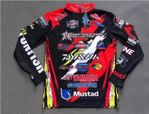 Su ordine All'ingrosso di Sublimazione Da Pesca Jersey UV di Protezione Torneo Manica Lunga Gli Uomini di Pesca Pesca Quick Dry Jersey - Product Image 4