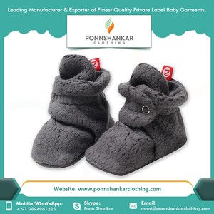 Bottes en coton biologique unisexe pour bébé fille, chaussures souples à la mode, étoiles, hiver, 0 à 2 ans, offre spéciale - Product Image 3