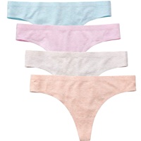 Ropa Interior Femenina de Moda, Bragas de Algodón Suave sin Costuras, Transpirables, con Encaje Sexy Bordado, Tangas Ecológicas Cómodas, Venta al Por Mayor