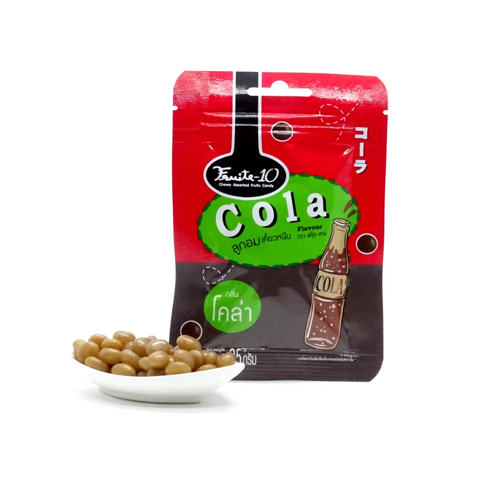 Morbido 25gr di sapore della Cola della caramella della frutta assortita gommosa Fruite-10