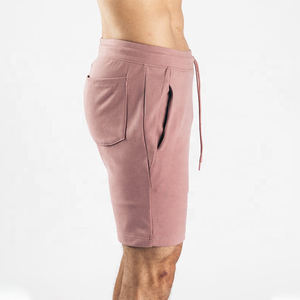 Mens Cotton Casual Fleece <b>Shorts</b> With <b>Zipper</b> Pockets Jogger Athletic Workout Gym Fitness Sweat <b>Shorts</b> Wholesale Price For Man - Product Image 2