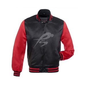 PIHA SPORTS Men's Lightweight Winter <b>Waterproof</b> Eco-Friendly Quick Dry <b>Plus</b> <b>Size</b> Satin Thick Varsity <b>Jacket</b> - Product Image 3
