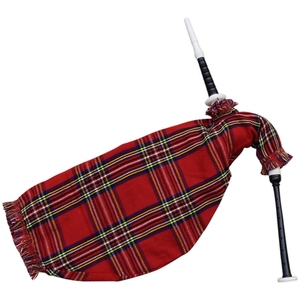 Scottish Hoàng Gia Stewart tartan bagpipe thực hành thiết lập bền màu đen Túi gỗ Bìa bán buôn nhạc cụ - Product Image 4