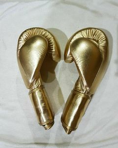 Guantes de boxeo profesionales de cuero PU Diseño personalizado Empuñaduras de mano elásticas transpirables Correa de muñeca ajustable Grappling Sparring - Product Image 5
