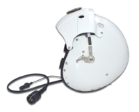 Casco de Aviación Jupitor de Fibra de Carbono, Ligero, Protección Facial Completa, Cierre Doble D, Visera Doble, JTHGU-55PPJY Fighter