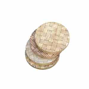 Eco-Friendly Custom Wooden Tea & Coffee Cup <b>Coasters</b> Classic Style Budget Kitchen Tabletop Serving Mats & Pads <b>Drink</b> <b>Coasters</b> - Product Image 2