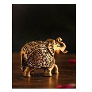 100% qualità in ottone con elefante in ottone di alta qualità, antico e classico, il tuo tavolo da ufficio per Hotel di casa decorativo e regalo - Product Image 6