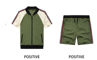 Nuevo Conjunto Deportivo de 2 Piezas para Hombre, Diseño de Invierno, Ecológico, de Secado Rápido, con Camiseta Estampada y Pantalones Cortos, Ropa Deportiva, Ropa de Playa