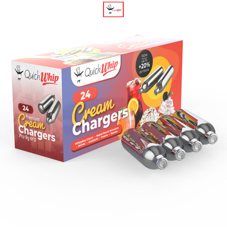 Экспорт высшего качества Quickwhip 9 г x 24 упак. Взбитых сливок, зарядные устройства для оптового покупателя