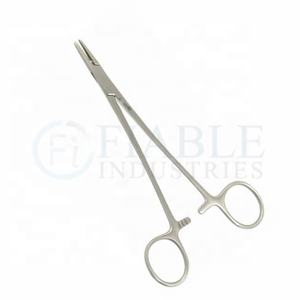 Matériel médical d'instruments chirurgicaux d'acier inoxydable de porte-aiguille en bois de Crile - Product Image 3