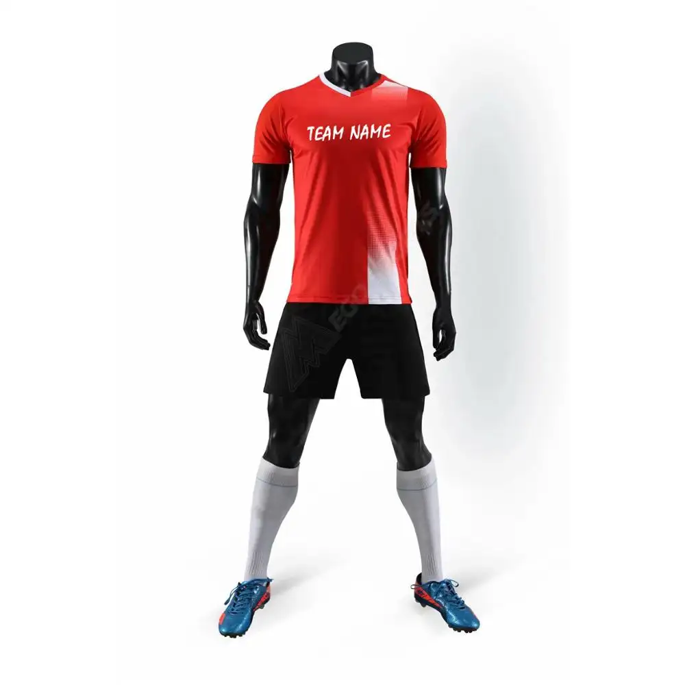 Top Quality Sportswear Soccer Kits Wear Custom Youth Football Uniform Men Soccer Training Jersey Set
