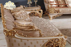 Juego de Sofás Clásicos de Madera para Sala de Estar, Muebles de Diseño Francés Tallados a Mano para Sala de Estar, Reino Unido - Product Image 2