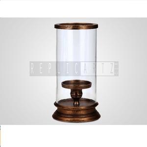 Portavelas decorativo de vidrio transparente, candelabro de aluminio para boda, comedor, fiesta, para el Día de San Valentín, propósito decorativo - Product Image 1