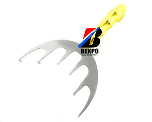 Plastic Surgery Freeman 6 Prong Coronal Lift Retractor Surgical 21cm Instruments Gold Handle - Product Image 5