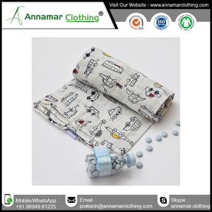 Couverture d'emmaillotage en mousseline de coton douce et respirante pour bébé - Product Image 6