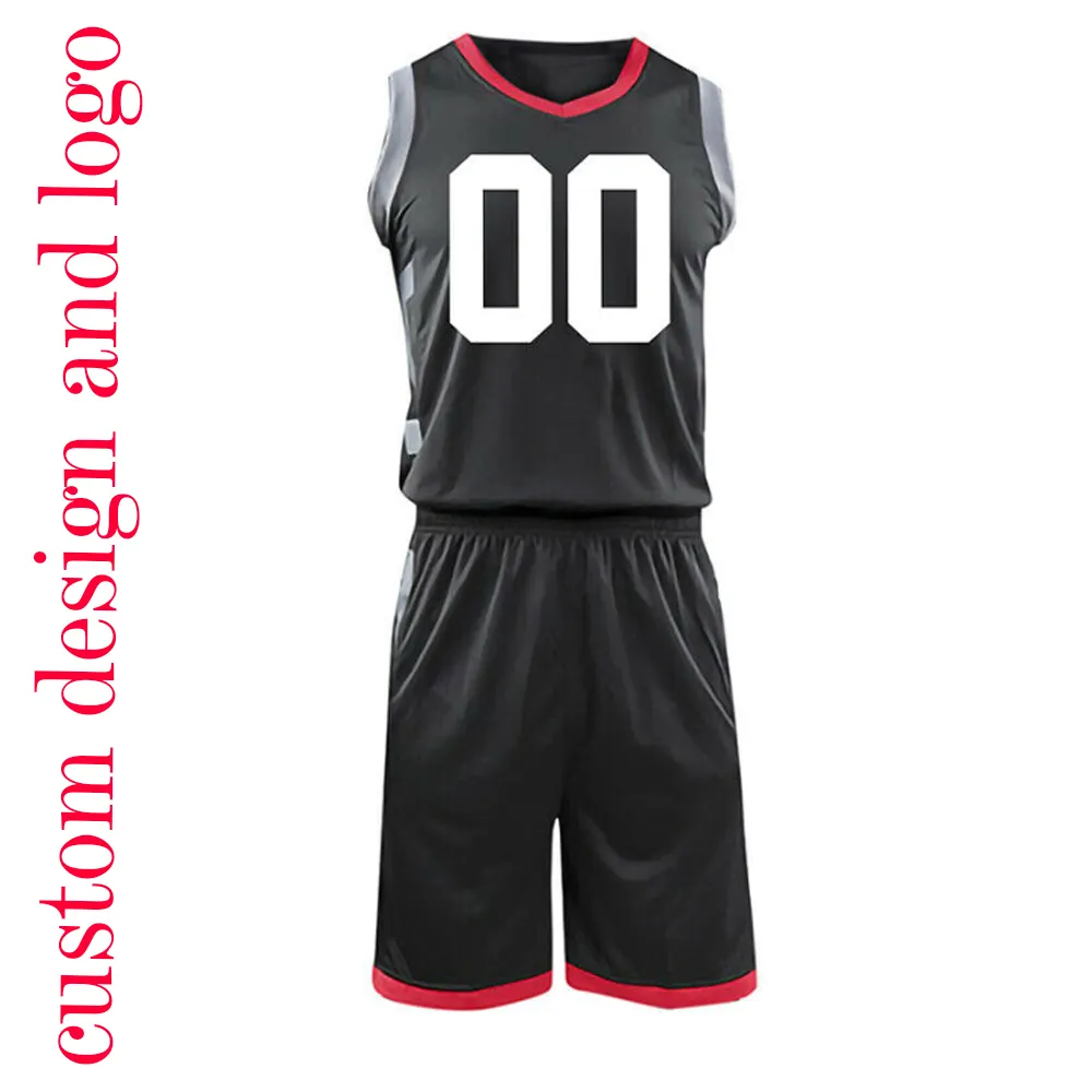 أعلى جودة التسامي مطبوعة كرة السلة مجموعة مخصص ملابس كرة السلة للرجال زي