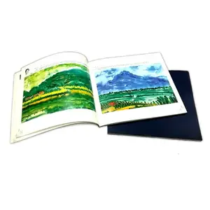Impresión de libro de fotografía de paisaje brillante personalizada