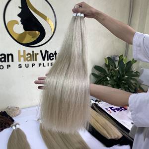 La Meilleure Qualité Vierge Première De Cheveux Cuticules Alignés Cheveux Blonds 613 Droite Extensions de Cheveux En Vrac - Product Image 4