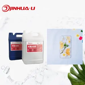 Clear liquid polyurethane resin pu adhesive for 3d dome phone case coating Jinhua double components adhesives