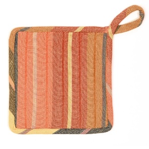 Orange color cotton soft potholder cotton oven mitt glovesPot mat <b>pot</b> <b>holder</b> in stock - Product Image 1